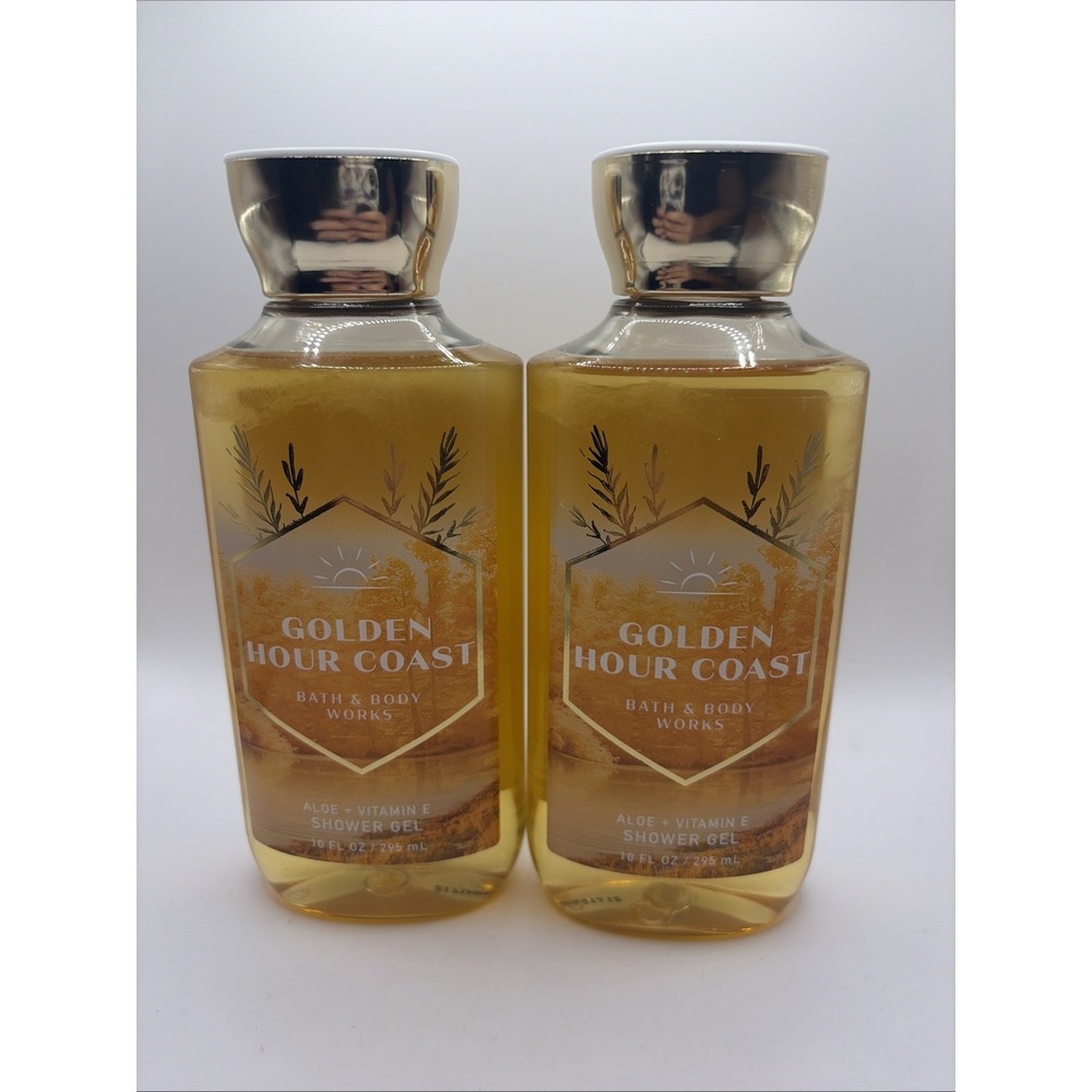 Bath & Body Works Golden Hour Coast Shower Gel Body Wash 10 fl oz New (2)